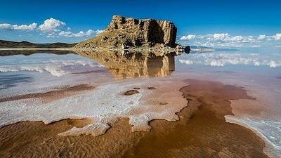 تبخیر ۳۰ درصد از آب دریاچه ارومیه در تابستان