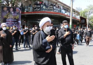 مراسم عزاداری تاسوعای حسینی (علیه‌السلام) مردم متدین شهرستان بناب+تصاویر