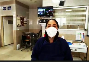 توضیحات خانم دکتر اکرمیان متخصص بیماری های عفونی بیمارستان امام‌ خمینی بناب در خصوص روز سیاه کرونایی بناب
