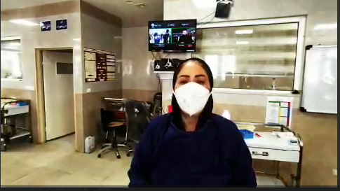 توضیحات خانم دکتر اکرمیان متخصص بیماری های عفونی بیمارستان امام‌ خمینی بناب در خصوص روز سیاه کرونایی بناب