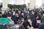سوگواری و اشک ماتم مردم شهرستان بناب به یاد شهدای دشت کربلا در مصلی اعظم بناب برگزار شد+تصاویر