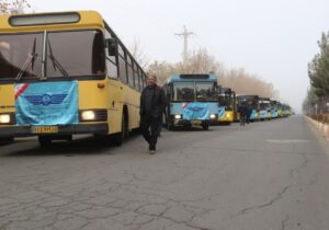 همایش خودرویی حمل و نقل عمومی شهرستان بناب برگزار شد/ اضافه شدن ۶ دستگاه اتوبوس نو و بازسازی شده به خطوط اتوبوسرانی بناب