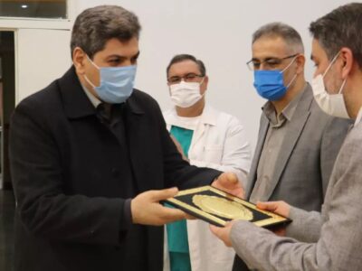 مراسم تودیع و معارفه ریاست بیمارستان امام خمینی برگزار شد + تصاویر