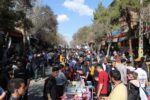 برپایی بازار چهارشنبه سوری در سطح شهر بنا ب و استقبال پرشور مردم از این بازار سنتی و تاریخی ‌