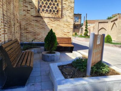 خلاقیت جدید از شهرداری بناب / احداث کوچکترین پارک ایران در بناب