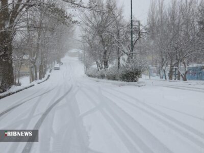 بارش برف و بروز یخبندان در آذربایجان شرقی