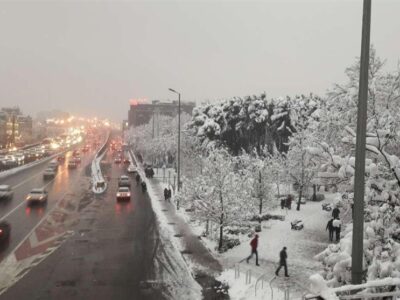 هشدار نارنجی هواشناسی برای تهرانی‌ها/ بارش برف و کولاک تا دوشنبه