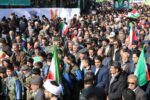راهپیمایی باشکوه مردم بناب همزمان با ۲۲ بهمن