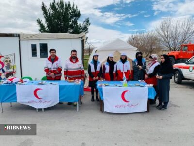 اجرای طرح ملی امداد و نجات نوروزی هلال احمر در آذربایجان شرقی